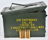 Large Metal Ammo Can Full Of .270 Win Empty Brass