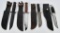 4 Fixed Blade Vintage Fighting Knives W/ Sheaths