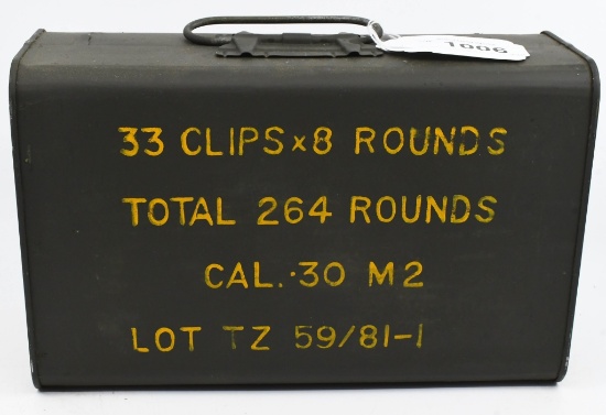 264 Rd Sealed Spam Can M2 .30-06 SPRG Ammo