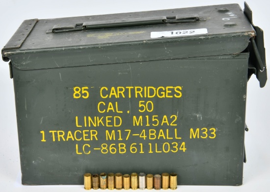 Large Ammo Can Full Of 9mm Empty Brass Casings