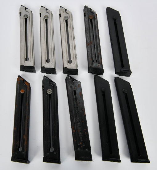 10 Mixed Ruger .22 Caliber Magazines