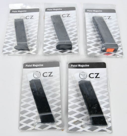 5 NIP CZ 75/85 9mm 16 Rd Magazines
