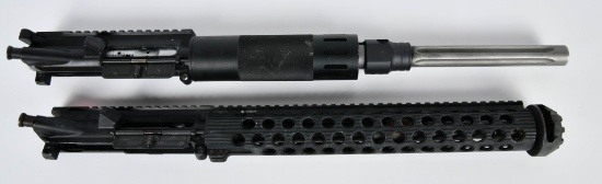 (2) Black Tactical Upper Platform
