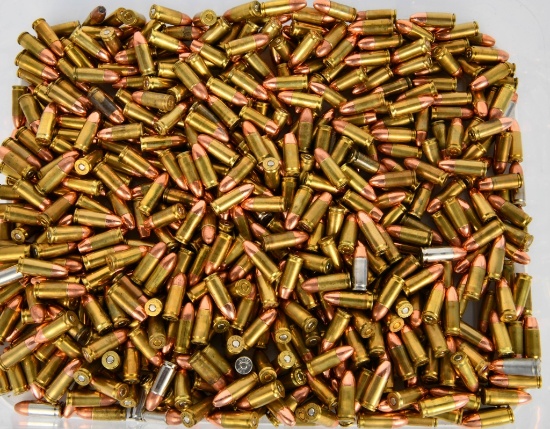 500 Rounds Of Mixed 9mm Luger Ammunition