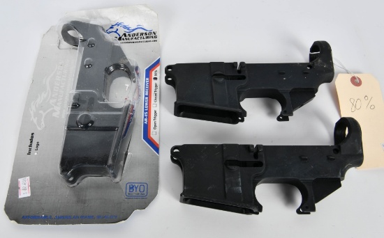 3 80% AR-15 Lower Receivers