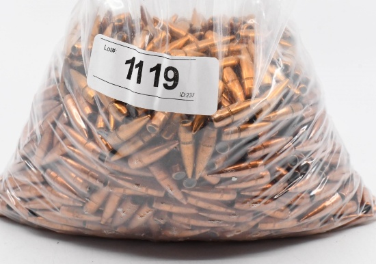 1000 Count Of .30 Caliber Reloading Bullet Tips