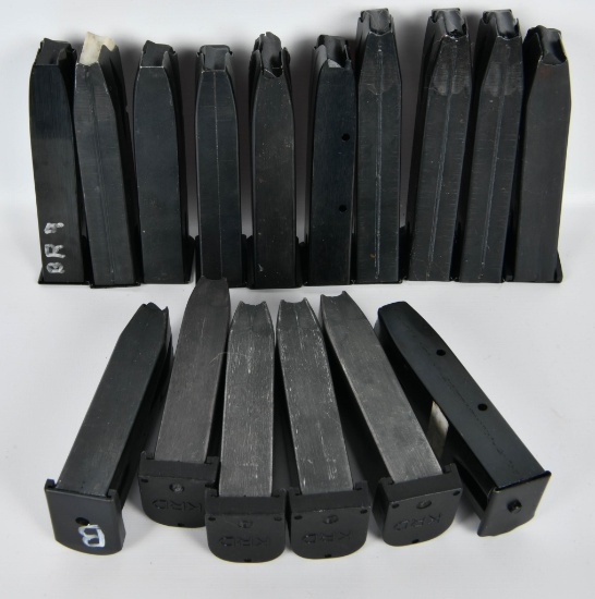 (16) various Browning Hi-Power 9mm magazines by