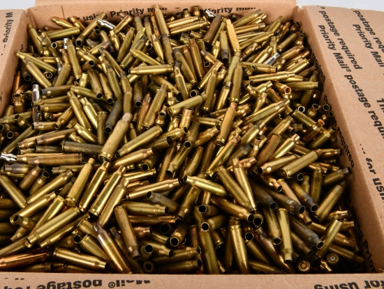 35 Lbs Of Mixed .223/5.56 Empty Brass Casings