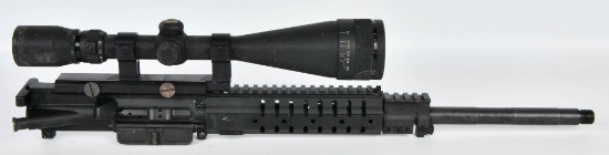 Black Tactical Quad Upper barreled Receiver