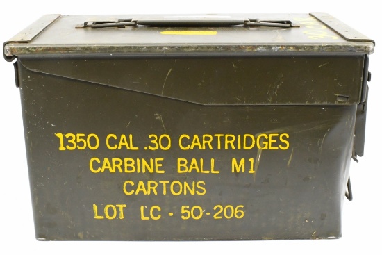 750 Rounds Of .30 M1 Carbine Ammunition