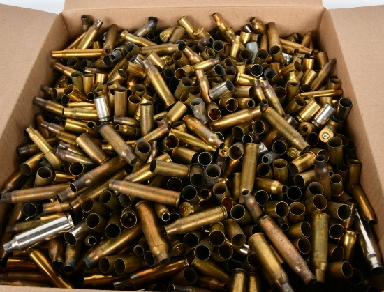 34 Lbs Of Assorted Empty Brass Casings For
