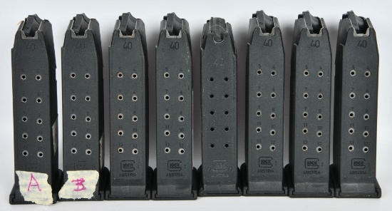 (8) Glock 23 .40 13 round 4th Gen DUA cut GLock