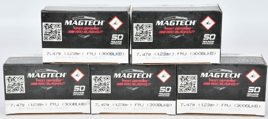 250 Rounds Of Magtech .300 AAC Blackout Ammo