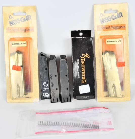 (2) Mec-Gar Browning Hi-Power .40 S&W 10 round