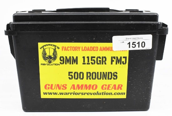 500 Rounds Of Mixed 9mm Luger Ammunition