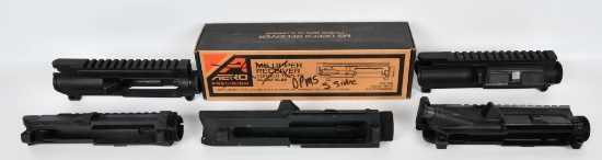6 New Stripped AR-15 Upper Receivers