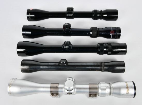 5 Various Branded Long Range Riflescopes