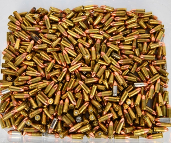 500 Rounds Of Mixed 9mm Luger Ammunition
