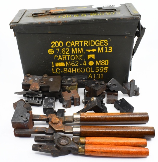 Lot of Various Caliber Bullet Molds & Handles