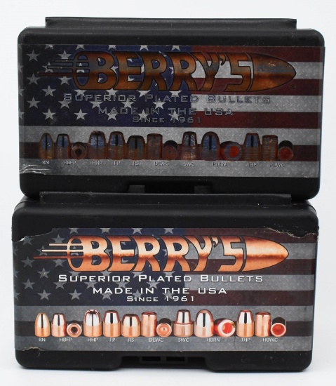 500 Count of Berry's 9mm 124 Grain Bullet Tips