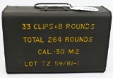 264 Rd Sealed Spam Can M2 .30-06 SPRG Ammo