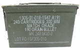 240 Rd Sealed Ammo Can Of .300 WM Match