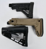 3 Replacement Tactical Adjustable Butt Stocks