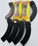 (8) .22 mags- various Banana Magazine 25 rds