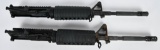 (2) Complete Upper Black Tactical platforms