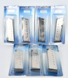 (7) 1911 .45 ACP 8 rd Mec-Gar Magazines NIP- lot