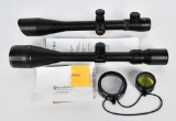 2 Matte Black Long Range Riflescopes