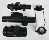 3 Various Branded Red Dot Scopes