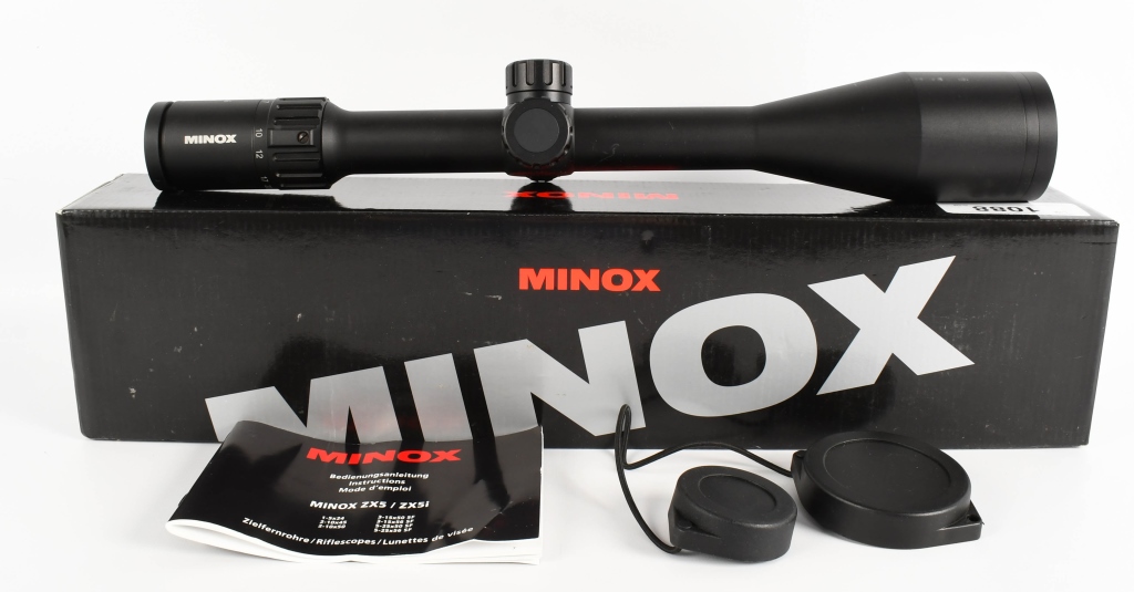 Minox ZX5I 5-25x56 Matte Black Riflescope | Proxibid