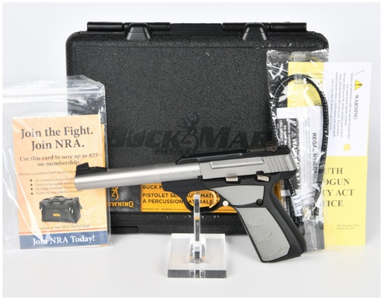 Browning Buck Mark Camper SS UFX Pro Target .22 LR Semi-Automatic Pistol, 5 1/2" Barrel
