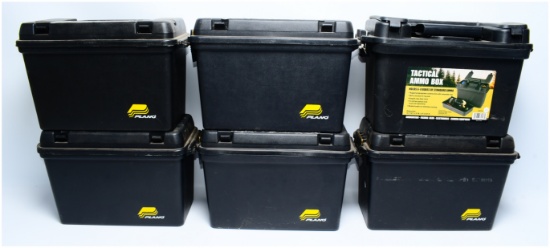A Set of Six Plano 161298 Tactical Ammo Boxes