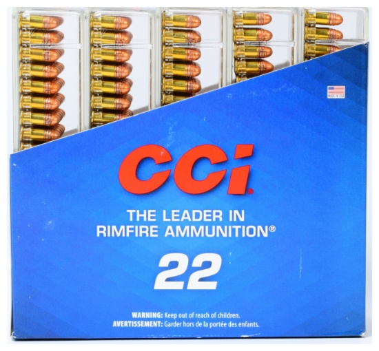 CCI 22 Short Target Ammunition, 29 Grain, 500 Rounds