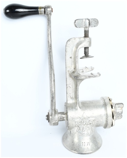 Vintage Simmons Hardware Keen Kutter No. 357 Hand-Cranked Meat Grinder