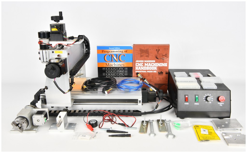 Desktop 4-Axis Mini CNC Router Engraver Model | Proxibid