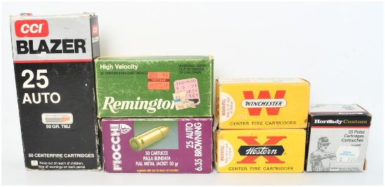 A Lot of 228 Rounds of .25 Auto Ammunition
