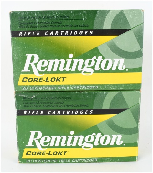 A Lot of 40 Rounds Remington Core-Lokt .25-06 Remington Centerfire Rifle Ammunition