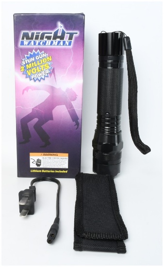 Night Watchman 2 Million Volt Police Stun Gun and LED Flashlight