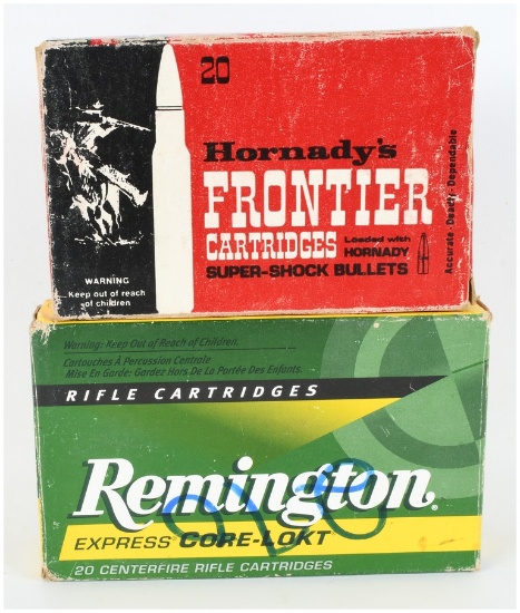 A Lot of 26 Hornady Frontier and Remington Express Core-Lokt .270 Win Centerfire Rifle Cartridges