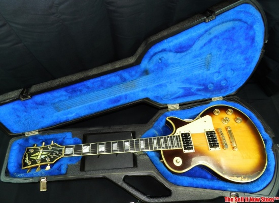 1979 Gibson Les Paul Custom Electric Guitar Original Chainsaw Case SN 72999665