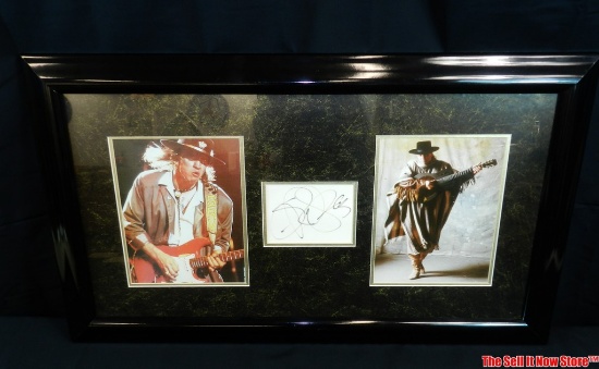 Stevie Ray Vaughan Photographs With Signature Coa