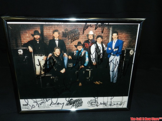 Marshall Tucker Band Signed Band Picture