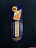 Marvel The Cigarette Of Quality Tin Advertising Thermometer