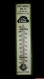 Goetz & Strobel Fuel Company Wisconsin Advertising Thermometer