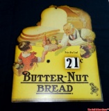 Butter-nut Bread Advertising Price Per Loaf Display