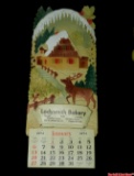 Ladysmith Bakery Wisconsin Advertising Calendar