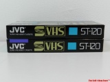 Two JVC ST-120 Super VHS NOS Tapes